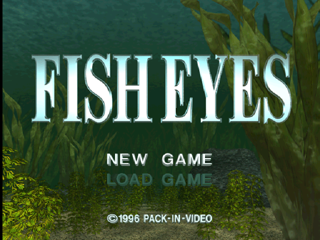 Fish Eyes title screen for Playstation